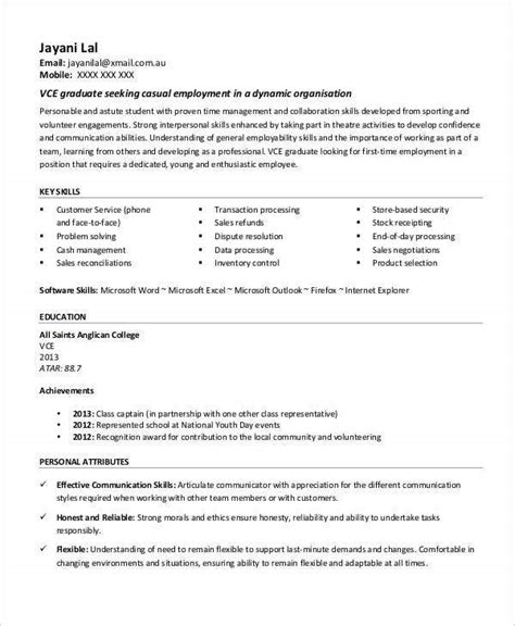 Cv is short for curriculum vitae, meaning course of life. First Job Resume - 7+ Free Word, PDF Documents Download | Free & Premium Templates