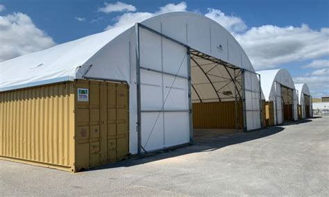 Container Shelter Installation Domeshelter Australia