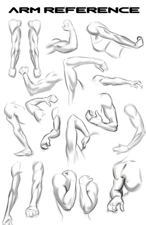 Lots Of Arms For Reference By N3m0s1s On Deviantart Anatomy Drawing