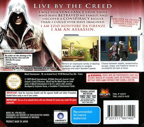 Assassins Creed Ii Discovery Cover Or Packaging Material Mobygames