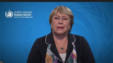 Cop26 Cvf Leaders’ Dialogue Statement By Hc Michelle Bachelet Youtube
