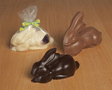 Solid Chocolate Bunnies Krön Chocolatier