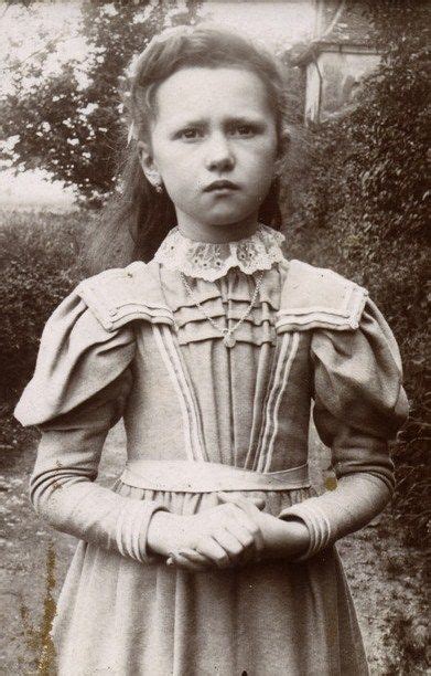 Little Girl C 1890s Vintage Children Serious Girls Victorian