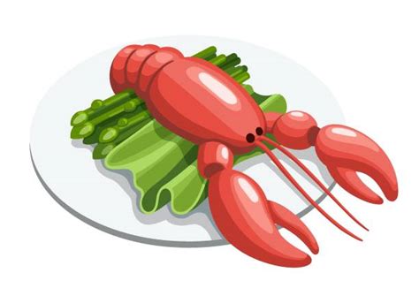 Cooked Lobster Clipart