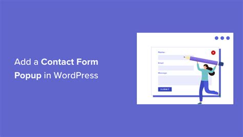 How To Add A Contact Form Popup In Wordpress Review Guruu