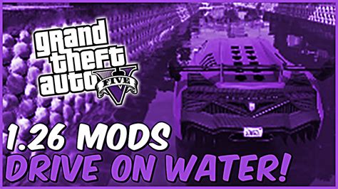 Gta 5 Drive On Water Mod 126 New Modded Race Showcase Youtube
