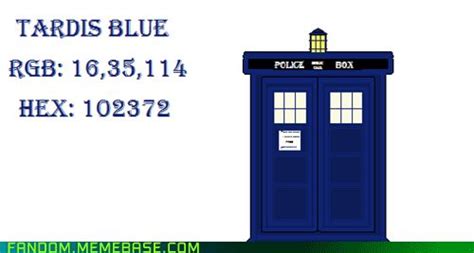 Tardis Blue In Rgb And Hex Pantone On Another Pin Tardis Blue Doctor