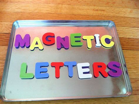 The Kid Friendly Home Diy Magnetic Letters And Numbers Magnetic