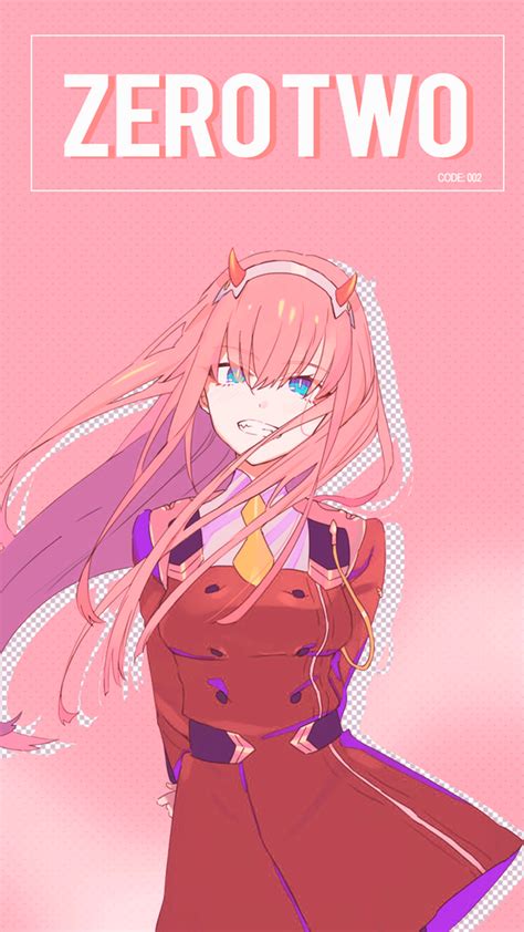 Zero two ditf (note i am not an expert by any means, and this is my first ever custom wallpaper that i've made.) Wallpaper - Zero two by Haanakko on DeviantArt