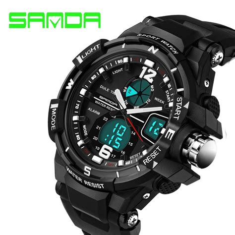 Digital watches have come a long way since their first introduction decades ago, and many are taking cues from the smartphone market to pack in a putting together a list of the best digital watches wasn't easy. Aliexpress.com : Buy 2017 SANDA Brand Sport Watch Men LED ...
