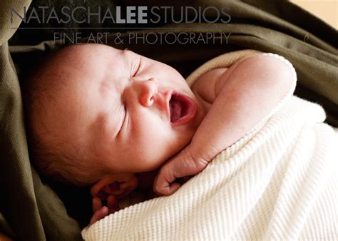 Baby Yawns By Westminster Colorado Baby Photographer Natascha Lee