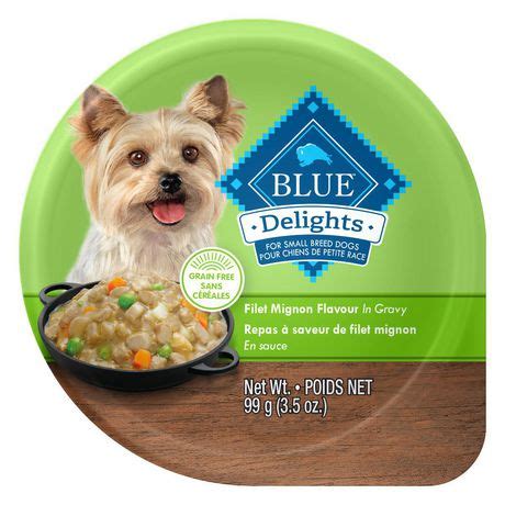 Here's a general rundown of serving sizes based on weight BLUE Delights Filet Mignon in Gravy Wet Dog Food | Walmart ...