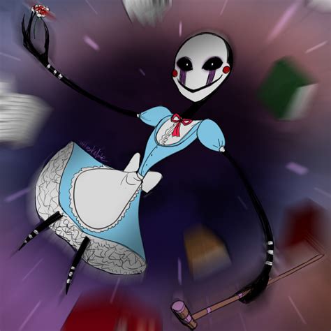 Fnaf Puppet Down The Rabbit Hole Trade By Atlas White On Deviantart