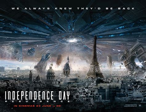 It serves as the sequel to independence day. Independence Day: Resurgence - movie review