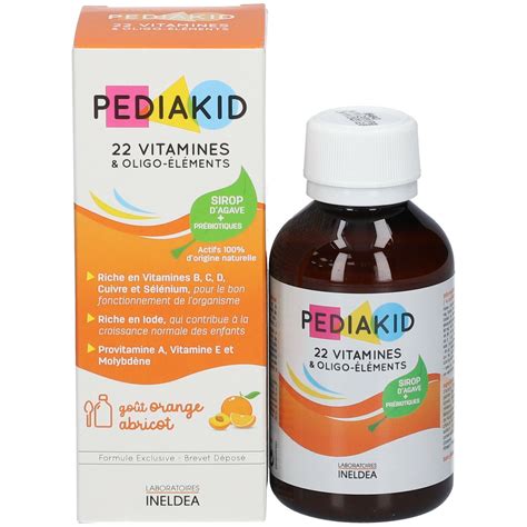 Pediakid 22 Vitamins And Oligo Elements 125 Ml Redcare