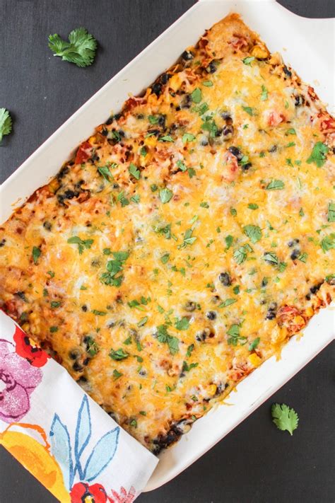 Mexican Chicken Tortilla Casserole