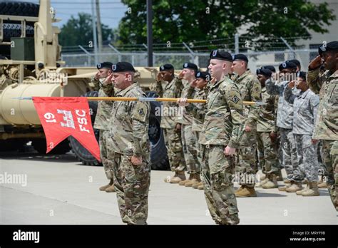 The 19th Engineer Battalion Forward Support Company Fsc Forms Up For