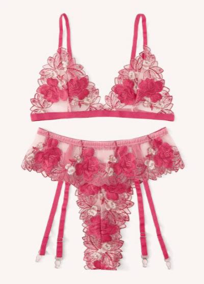 Floral Embroidered Lingerie Set 1400 Tumbex