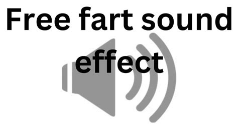 Free Fart Sound Effect Youtube
