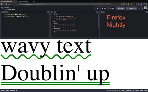 Css Text Decor What Happens To The Wavy And Double Lines When `text