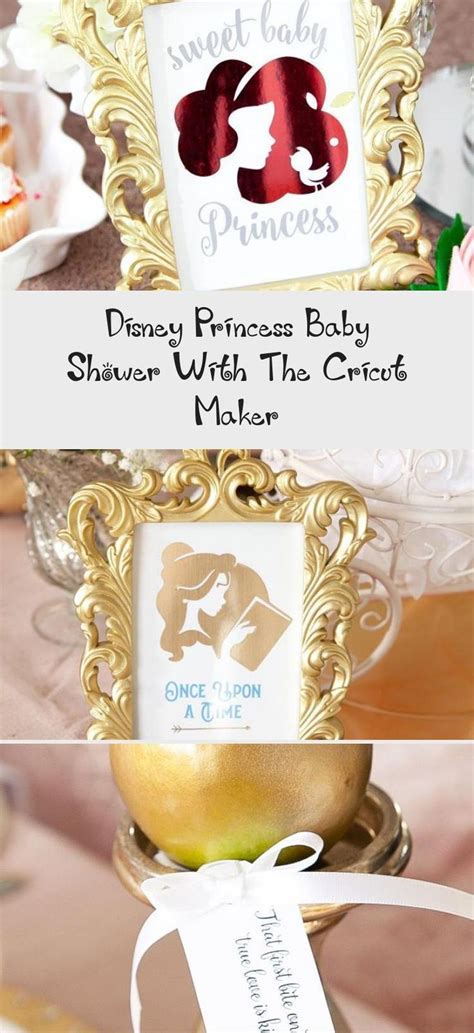 Disney Princess Baby Shower Ideas With The Cricut Maker Disneyprincess