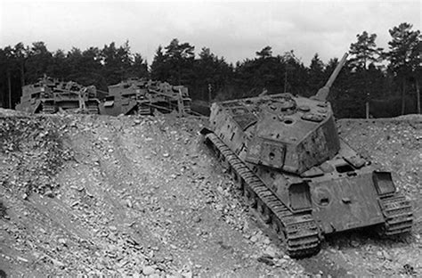 Surviving German King Tiger Ii Ausf B Heavy Tank Being Restored At The