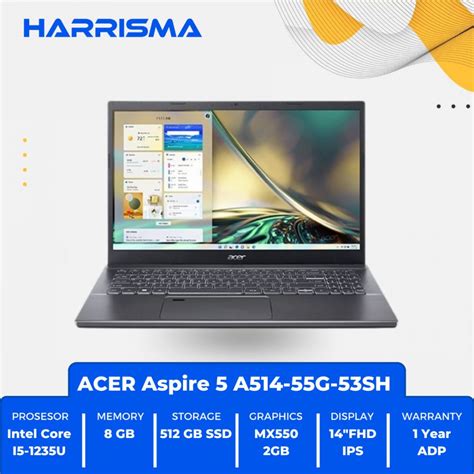 Acer Aspire 5 A514 55g 53sh Grey Harrisma
