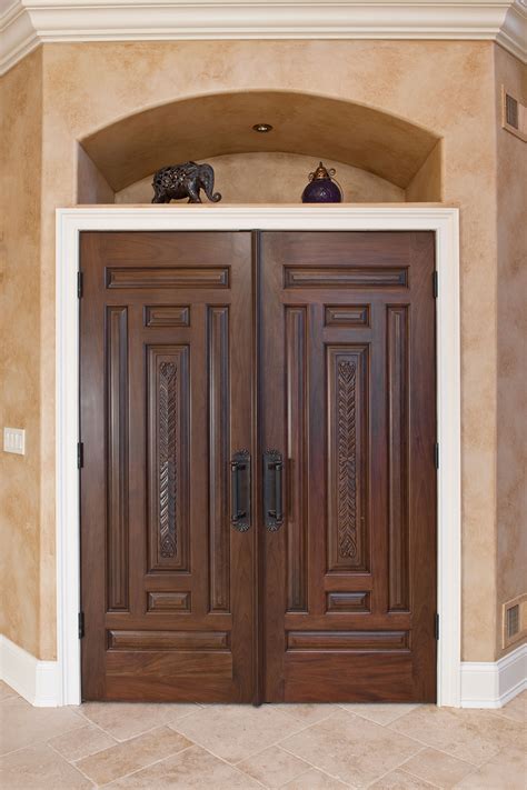 Classic Interior Door Wood Interior With Custom Profiles Ridges Door