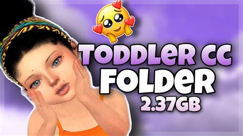 Cc Folder😜600 Toddler Cc The Sims 4the African Simmer Youtube