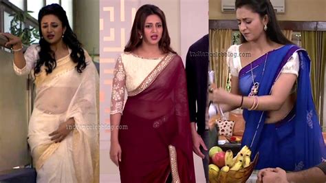 Divyanka Tripathi Yeh Hai Mohabbatein Hot Saree Navel Show