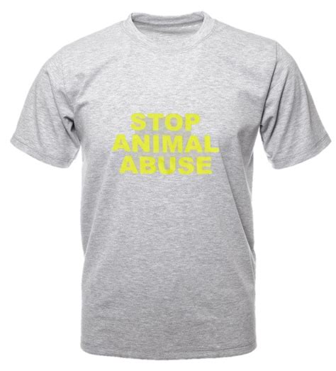 T Shirt Collection Stop Animal Abuse Spcasingapore