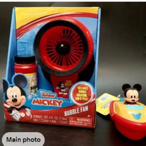 Disney Toys Disney Junior Mickey Mouse Bubble Fan W Bubble Solution
