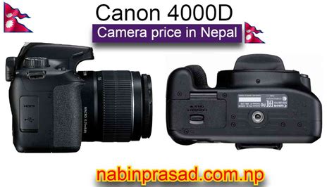 Canon 4000d Camera Price In Nepal Features And Availability