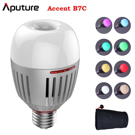 Aputure B7c 7w Rgbww Led Smart Bulb Cri 2000k 10000k Adjustable 0 100