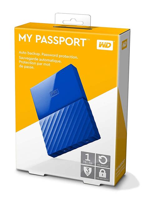 Original wd my passport go 2tb 1tb 500g solid state hard drive disk 400mb/s high speed for laptop. WD My Passport 1TB External HDD - Blue - Best Deal - South ...