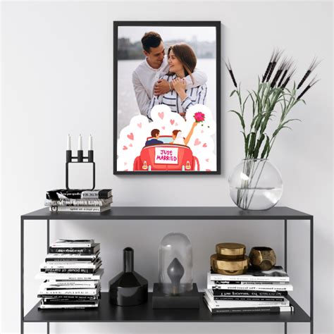 Newly Married Couple Personalised Photo Frame Tsendbuy Home Decore Ts Online P002