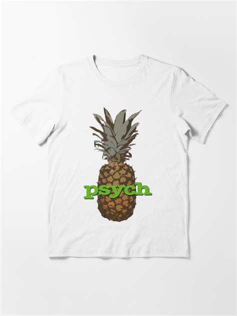 Psych Pineapple T Shirt For Sale By Keeters23 Redbubble Pineapple