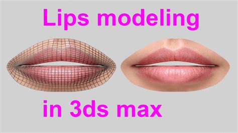 Lips Modeling In 3ds Max How To Model Lips And Mouth Low Poly