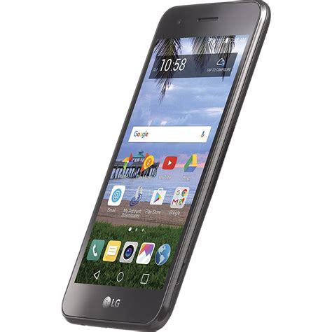 Tracfone Lg Rebel 2 4g Lte Prepaid Smartphone With Amazon Exclusive Free 40 Airtime Bundle