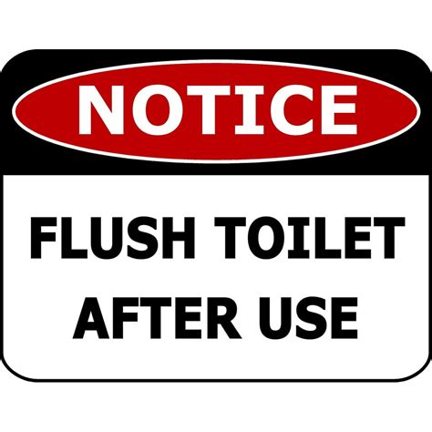Please Flush Toilet Sign Printable Printable Word Searches
