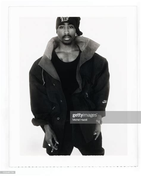 Rapper And Actor Tupac Shakur Is Photographed On April 23 1993 In