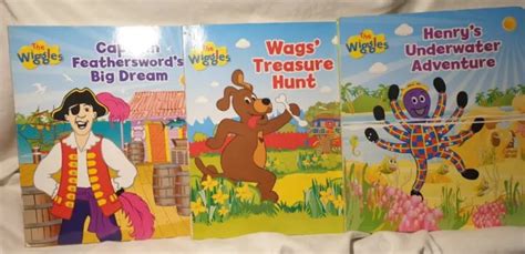 The Wiggles 20 Years 3 X Hardcover Book Collection Set Kids Henry Wags