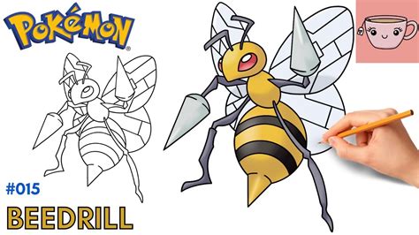 How To Draw Beedrill Pokemon 015 Easy Step By Step Drawing