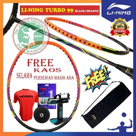 Jual New Lining Turbo Raket Badminton Original Di Lapak Pro Champion Bukalapak