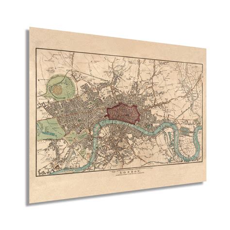 Buy Historix Vintage 1815 London England Map Poster 18x24 Inch