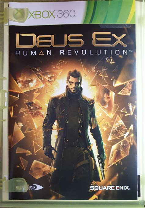 Deus Ex Human Revolution Microsoft Xbox 360 Game Disc