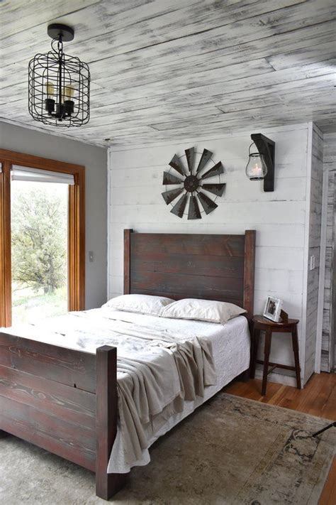 Planning to install shiplap between and above open shelves. Shiplap Headboard Queen Headboard Wood Headboard Farmhouse ...