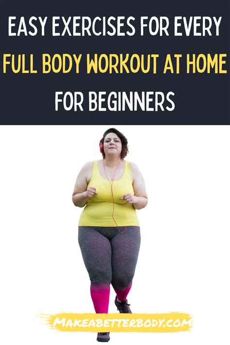 Incredible Easy Exercises For Full Body Workouts At Home For Beginners Easy Workouts Full