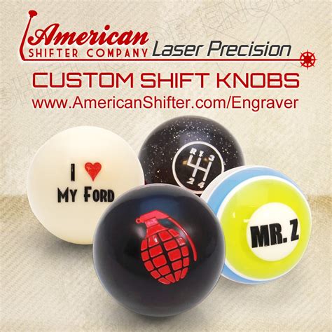 American Shifter Company Introduces Custom Laser Engraved Shift Knobs
