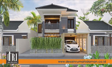 Contoh desain rumah jawa modern gaya minimalis via estatuariosoleado.blogspot.mx. Gambar dan Denah Rumah Modern Tropis di Brebes, Jawa ...